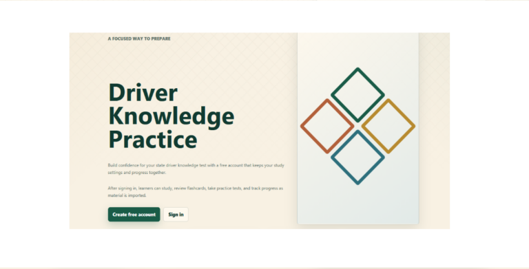 Free Driver Knowledge Practice Platform